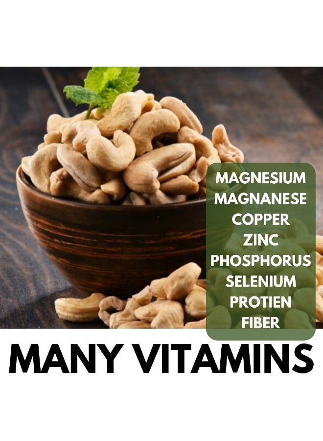 We Got Nuts Raw Whole Unsalted Cashews - 5 lbs.- Premium Quality Kosher Raw Cashews By We Got Nuts - Oil-Free Natural, Healthy & Diet-Friendly Snack - Gourmet Savory Flavor - Air-Tight Resealable Bag Package - Image 5