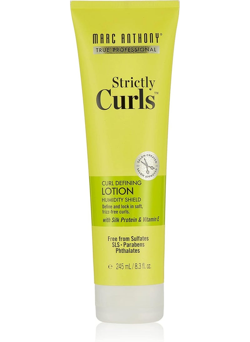 Marc Anthony Strictly Curls Curl Define Lotion 8.3 Ounce Tube (245ml) - Image 1