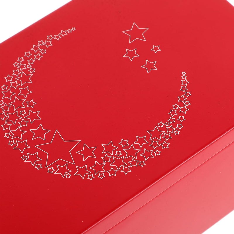 Tarot Card Storage Box Metal Container Rectangular Card Holder Box with Portable Design for Board Games and Tarot Decks - Image 3