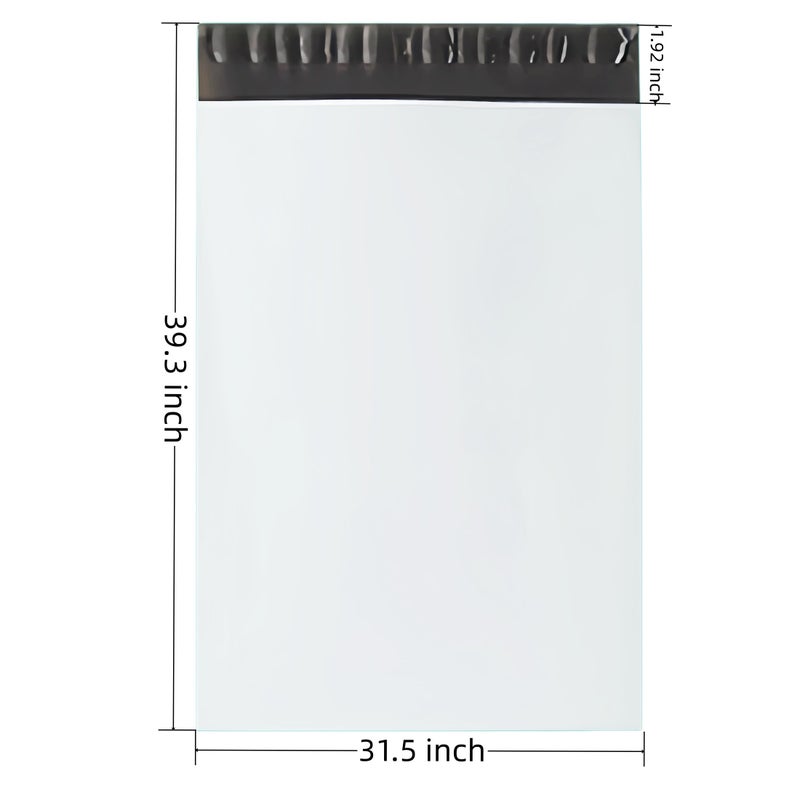 Yzjcafriz Extra Large Poly Mailers for Clothing Waterproof 5 Pcs 31.5x39.3 Inch Shipping Bags Self Seal Adhesive Bulk Mailing Envelopes for Small Business Ecommerce Retail Packaging - Image 2
