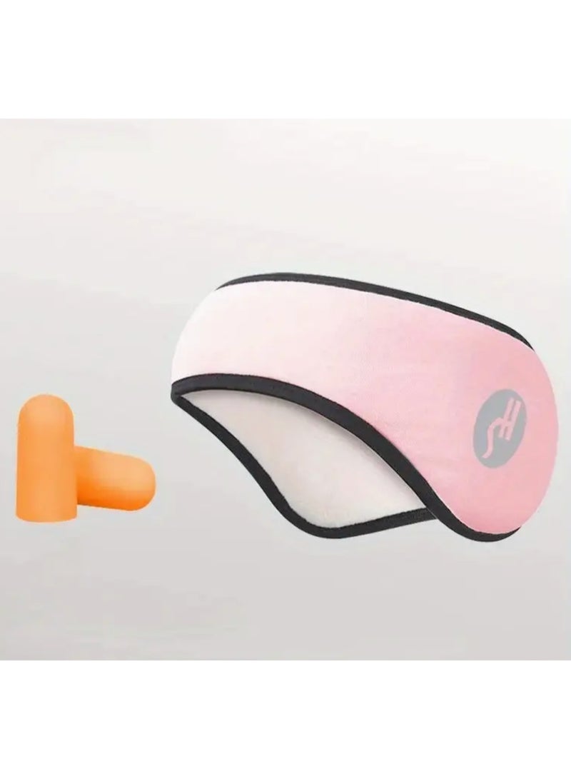 غطاء أذن محمول مع قناع نوم عالي الأداء لإلغاء الضوضاء أثناء القيلولة أثناء السفر والراحة الليلية - Image 3