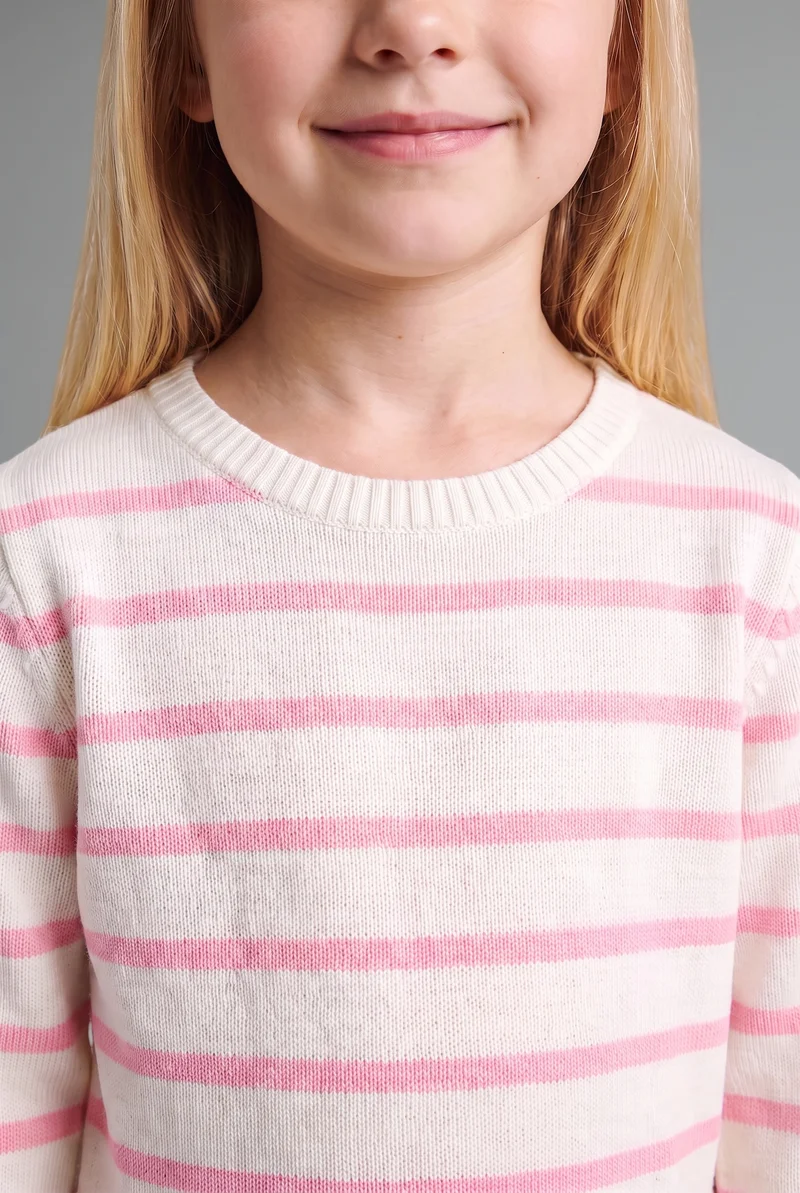 Defacto Baby Girl Regular Fit Crew Neck Pullover