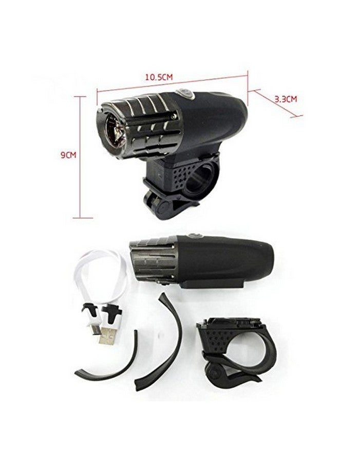 Lista USB Rechargeable 360° Rotation Bike Bicycle Front Headlight - Image 2