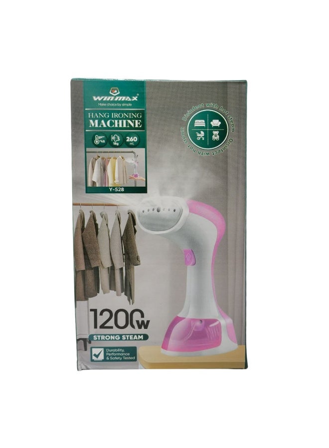 Winmax 1200W Handheld Garment Steamer Portable Clothes Steam Iron Vertical & Horizontal Fabric Steamer for Clothes, Curtains, Upholstery and Travel, Model Y-528 ERPCY-528 - Image 4