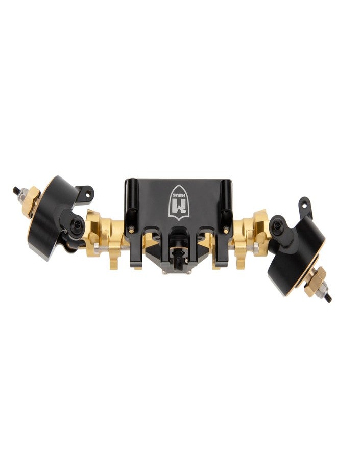 MEUS Racing Isokinetic 3-Section CVD Front and Rear Axles Maximum Steering Angle 52° Wider +5MM for Axial SCX24 Deadbolt C10 JLU Gladiator Bronco 1/24 RC Crawler Upgrade Parts (Anodized Gold) - Image 4