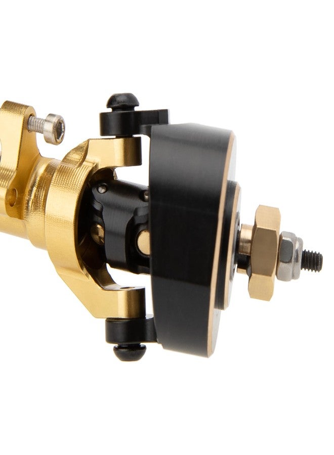 MEUS Racing Isokinetic 3-Section CVD Front and Rear Axles Maximum Steering Angle 52° Wider +5MM for Axial SCX24 Deadbolt C10 JLU Gladiator Bronco 1/24 RC Crawler Upgrade Parts (Anodized Gold) - Image 5