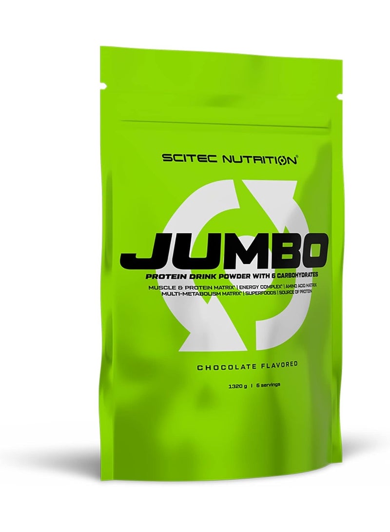 سيتيك نيوتريشن مسحوق مشروب البروتين جامبو ١٣٢٠ غرام، بنكهة الشوكولاتة - يدعم الطاقة والقدرة على التحمل وتعافي العضلات، مع الأحماض الأمينية والكرياتين - Image 1