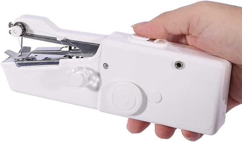 klarako Handheld Sewing Machine, Mini Portable Electric Cordless Fast Sew Machine Household Quick Handy Stitch Repairing Tool for Home Travel DIY Fabric Clothing Handicrafts - Image 2