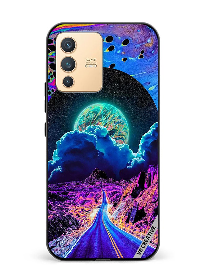 VR CREATIVE Protective Case Cover For Vivo V23 5G Design Multicolour - Image 1