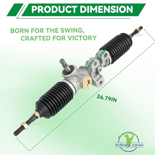 Panglong EZGO Steering Rack Assembly, EZGO RXV Steering Gear Box with Ball Joint and Latch, Suitable for 2008-Up EZGO RXV Gas or Electric Models, OEM# 601500 601580 618239 851-201 - Image 5