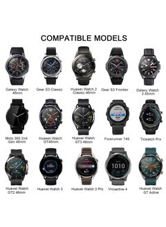 Y&D Metal Strap For Huawei Watch GT3 46mm, 22mm Replacement Strap, Dual Magnetic Adjustable for 46mm/GT2 46mm/GT Classic/Galaxy 46mm/Galaxy 3 45mm  - Image 5
