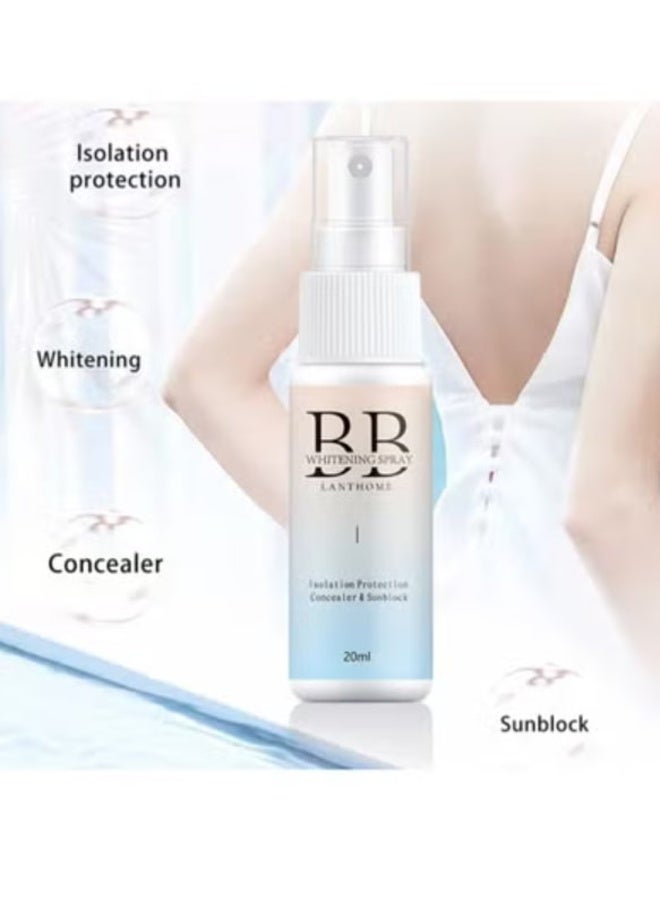 LANTHOME 20ml Light Whitening Spray: Instantly Pelicate Skin, White - Image 5