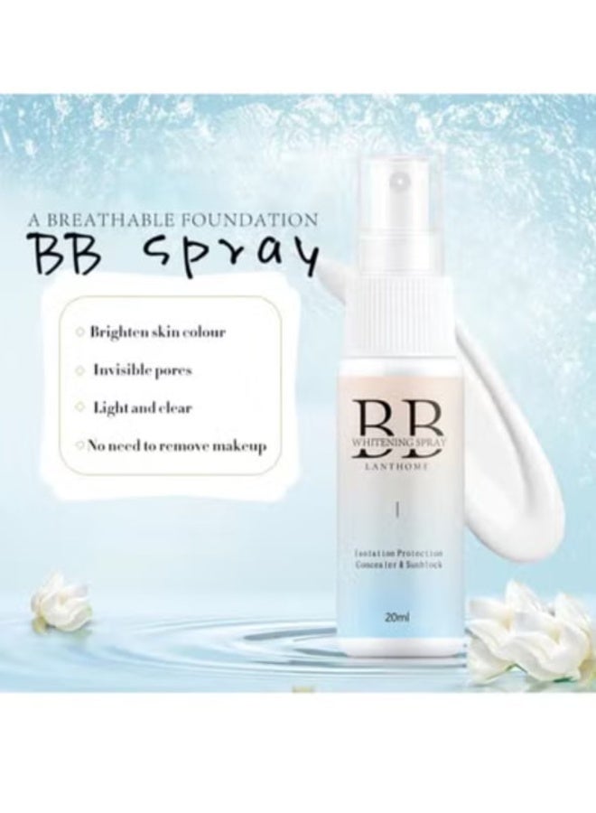 LANTHOME 20ml Light Whitening Spray: Instantly Pelicate Skin, White - Image 4