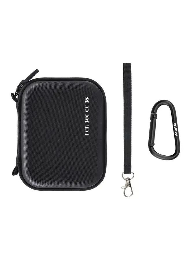 حقيبة تخزين سوداء لملحقات كاميرا Insta360 GO3 وGO3S فقط - Image 1