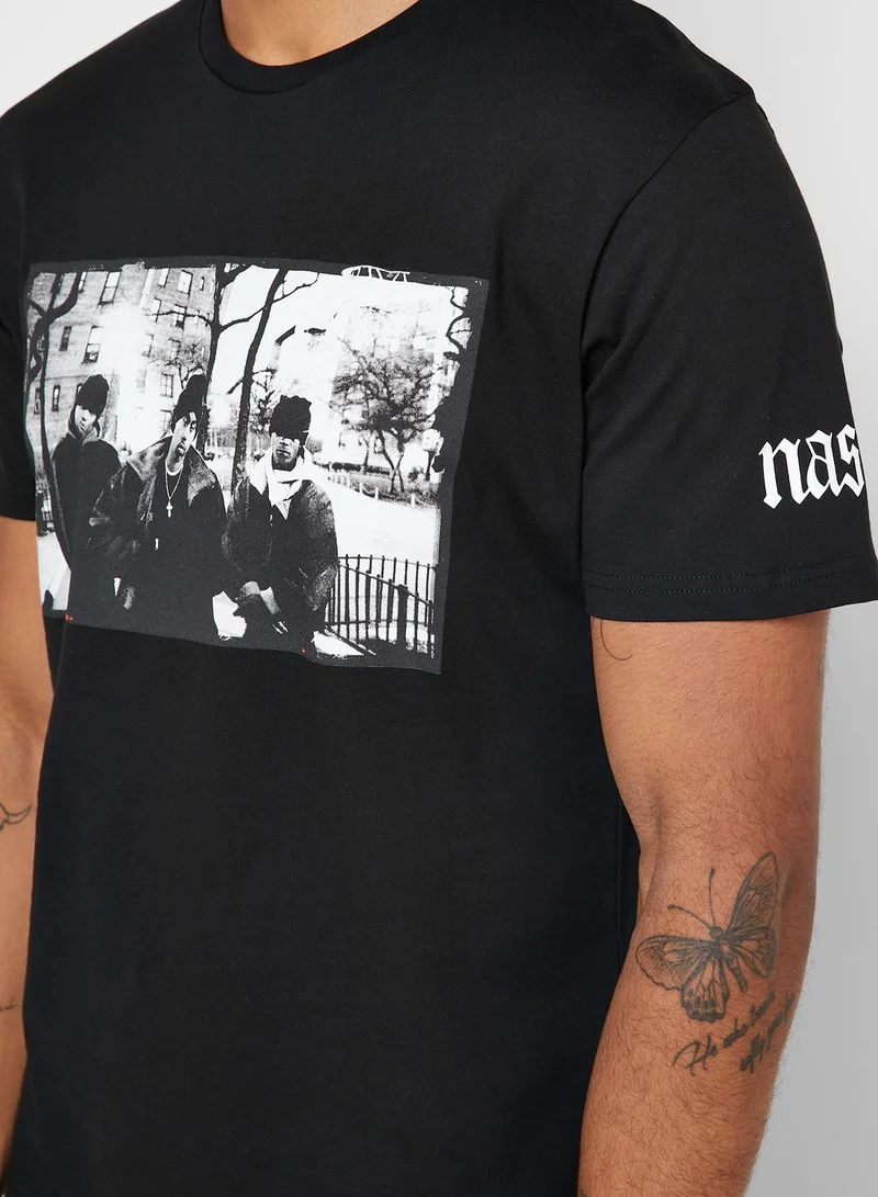 TOPMAN Nas Illmatic Crew Neck T-Shirt