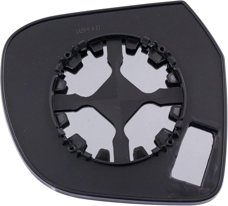 TRQ Driver Side Mirror Glass Snap On Clear Compatible with 2012-2014 Nissan Versa 2014 Versa Note NI1324149 - Image 4