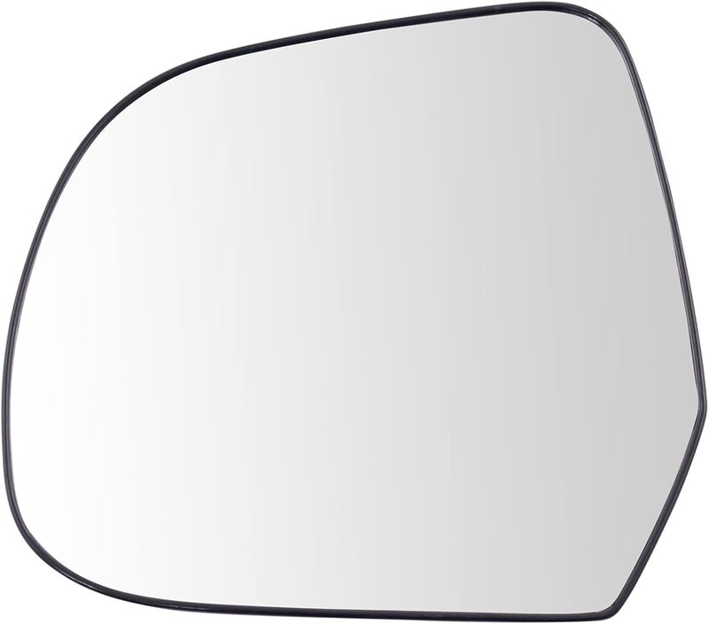 TRQ Driver Side Mirror Glass Snap On Clear Compatible with 2012-2014 Nissan Versa 2014 Versa Note NI1324149 - Image 1
