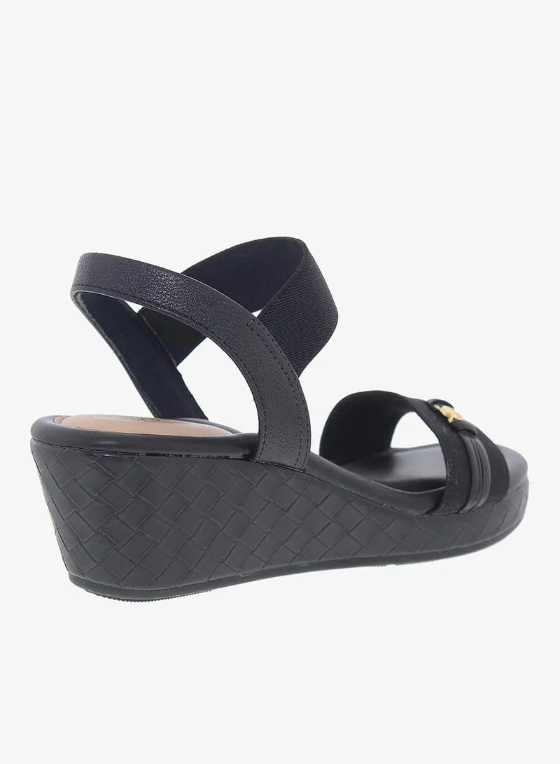 Modare Black Modare Women’s Flat Sandals with Back Strap – Secure Fit and Lightweight Daily Wear for Women | Best Price UAE