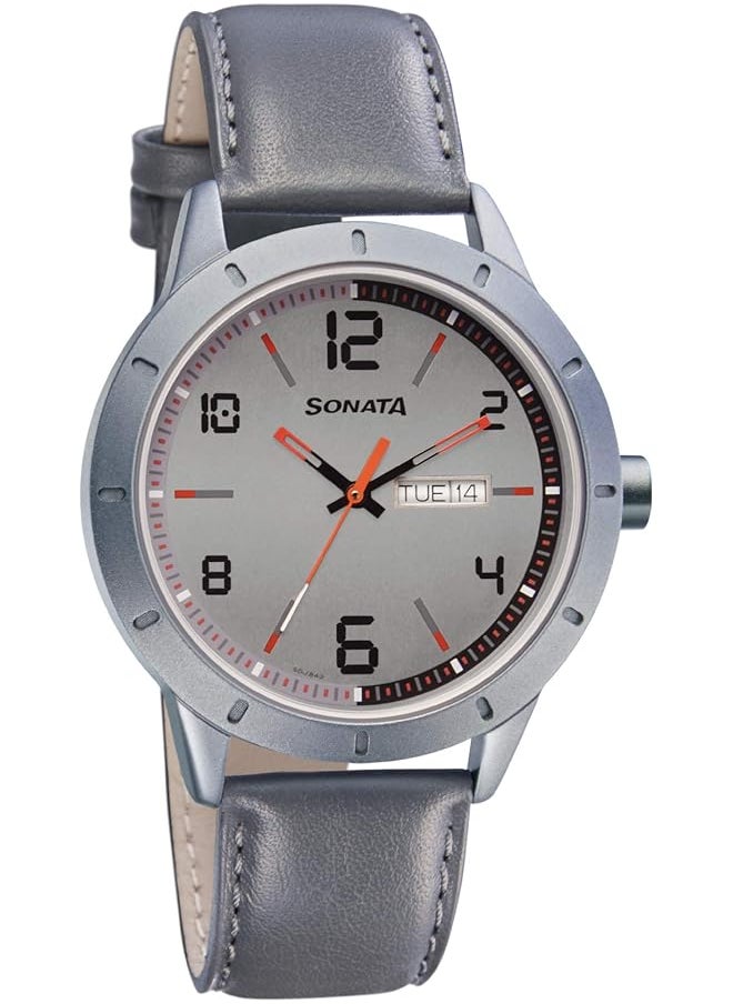 Nxt Analog Grey Dial Men's Watch 7137Al01 7137Al01