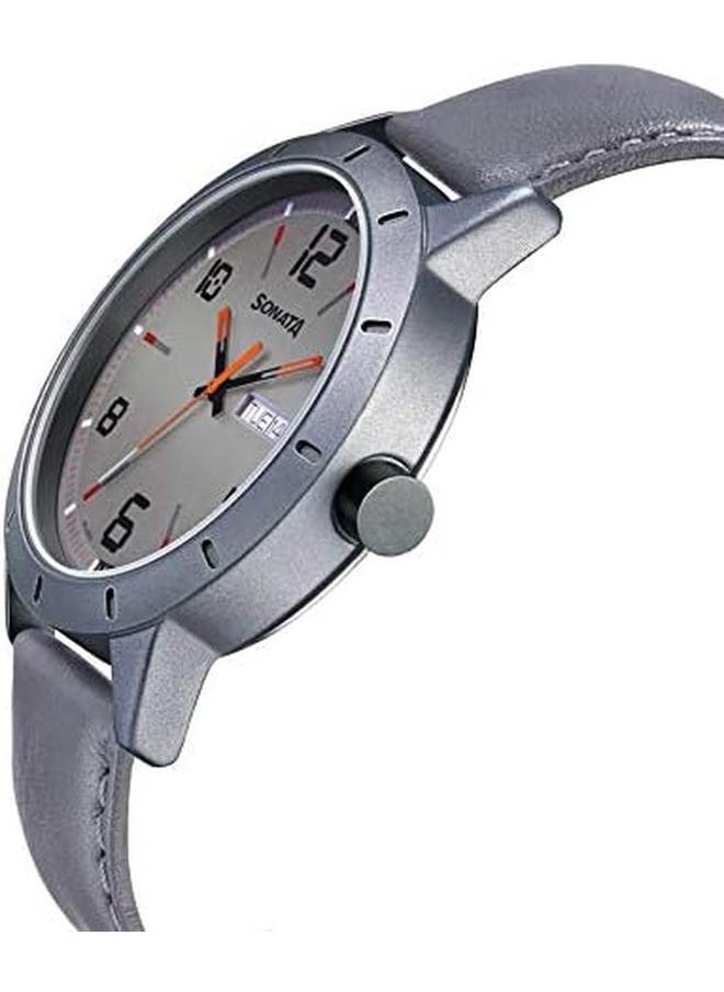 Nxt Analog Grey Dial Men's Watch 7137Al01 7137Al01