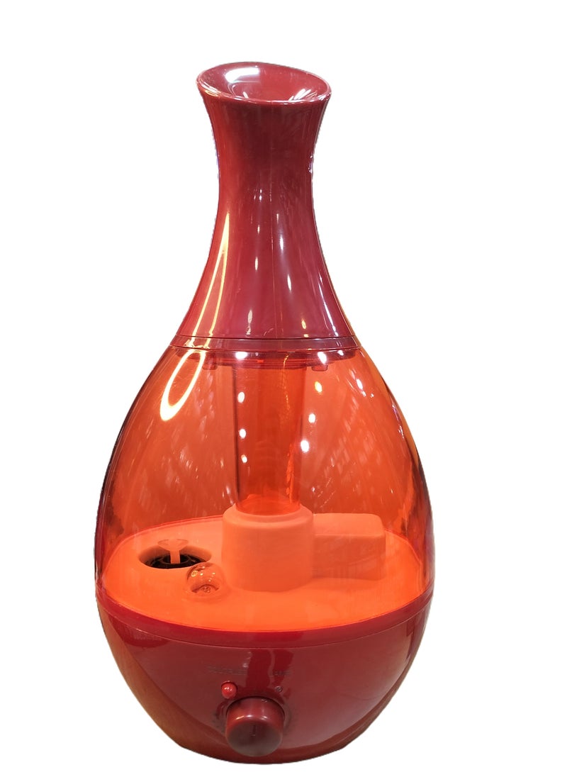 Generic Colorful Night Light Ultrasonic Low Noise LED Vase Shape Humidifier  - Image 1