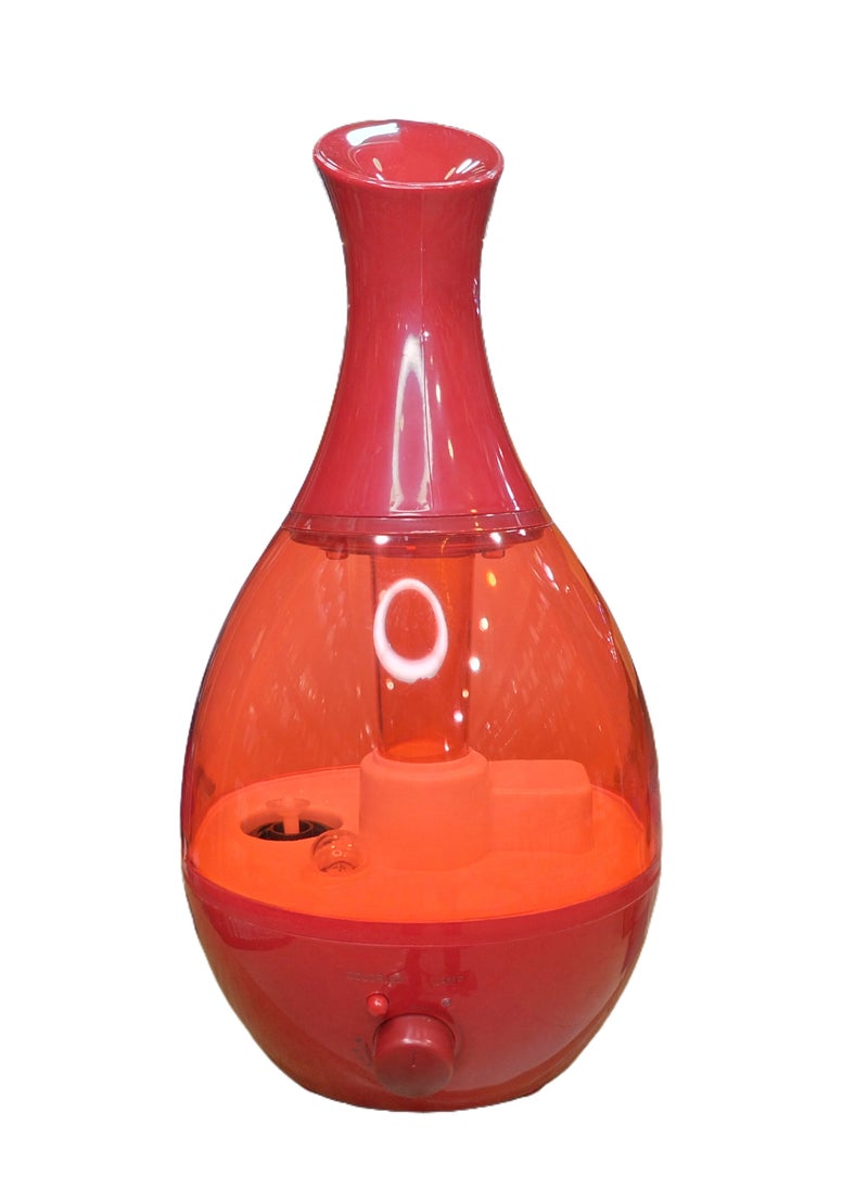 Generic Colorful Night Light Ultrasonic Low Noise LED Vase Shape Humidifier  - Image 2