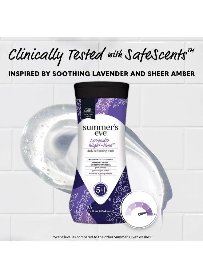 Summer's Eve Lavender Night-Time Cleansing Wash, 12 Fl Oz - Image 4