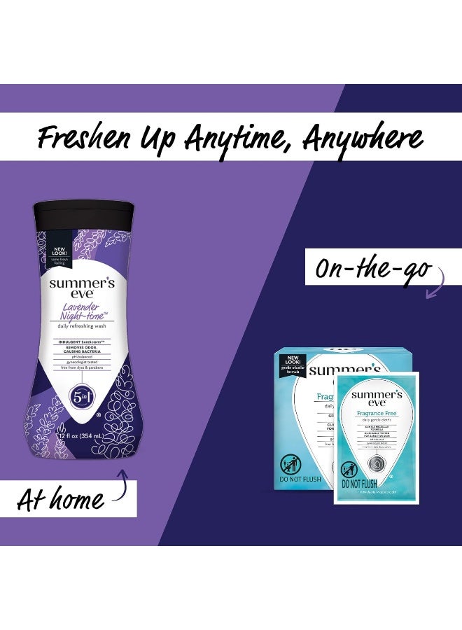 Summer's Eve Lavender Night-Time Cleansing Wash, 12 Fl Oz - Image 5