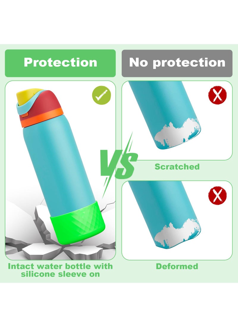 Silicone Boot for Owala Water Bottle 40 oz  Anti-Slip Protective Sleeve for FreeSip/Twist/Flip Stainless Steel Water Bottles Accessories