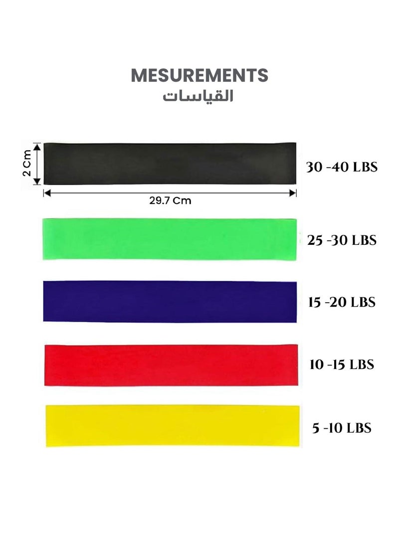 REST Pull Up Assist Resistance Band – Heavy Duty Powerlifting & Mobility Exercise Band for Stretching, Strength Training, Workout & Rehab – Single Band or Set, Multicolor - Image 4
