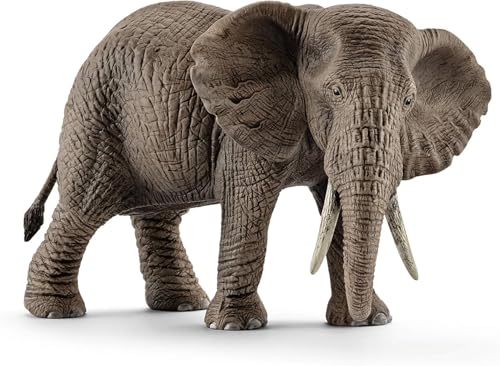 schleich Wild Life 6 Female African Elephant Toy with Realistic Tusks and Textured Skin Durable Safari Animal Figurine for Imaginative Play Wildlife Figure Educational Toy for Kids 3 14761 - Image 1