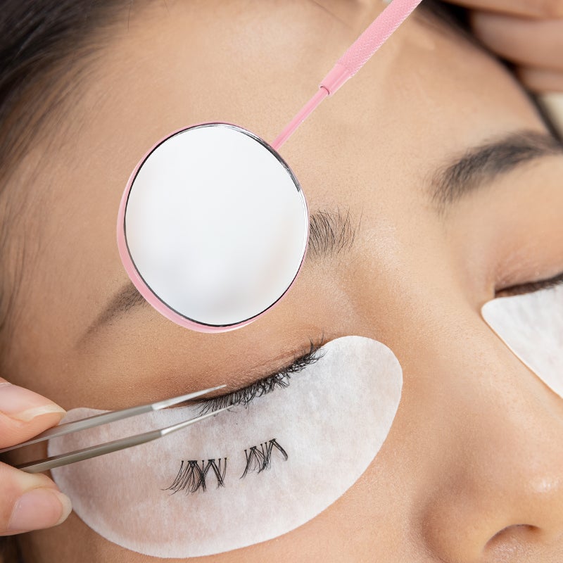 2pcs Lash Mirror Stainless Steel Makeup Mirror Eyelash Extensions Mirror Self-checking Eyelash Mirror - Image 4