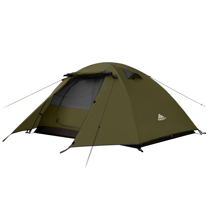 Forceatt Camping Tent, 2 Person Tent, Waterproof & Windproof. Lightweight Backpacking Tent, Easy Setup, Suitable for Outdoor and Hiking Traveling - Image 1