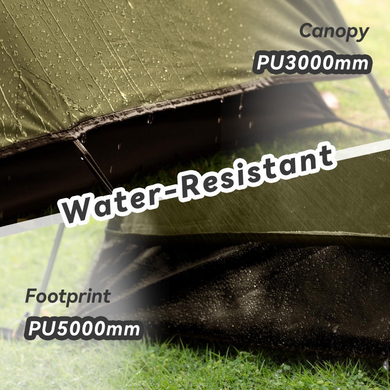 Forceatt Camping Tent, 2 Person Tent, Waterproof & Windproof. Lightweight Backpacking Tent, Easy Setup, Suitable for Outdoor and Hiking Traveling - Image 3