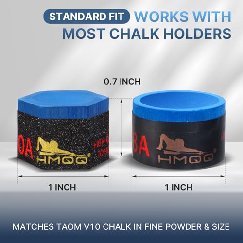HMQQ Ultra-Premium Nano Pool Cue Chalk Set, 2-Pack – Luxury Billiard Chalk with Precision Grip, Superior Clean Performance & Elite Gift Presentation for Advanced Players and Cue Connoisseurs - Image 2
