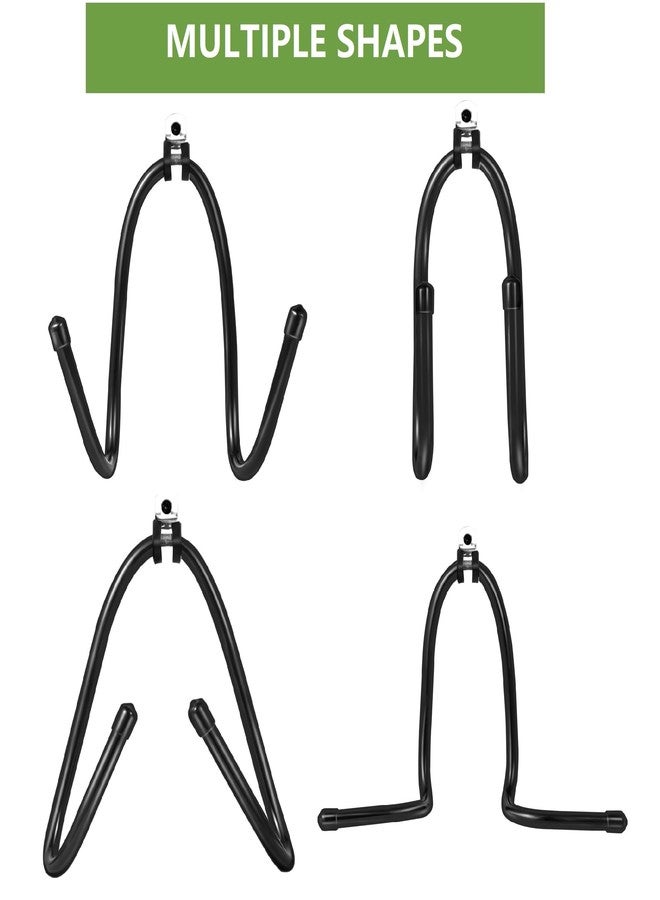 AHOSOUTLY حامل أقواس AHOSOUTLY، عبوة واحدة، حامل أقواس للرماية، يُثبت على الحائط، خطاف جداري، يتحمل وزن القوس حتى 22 رطلاً، حماية مطاطية، لا يسبب خدوشاً. - Image 5