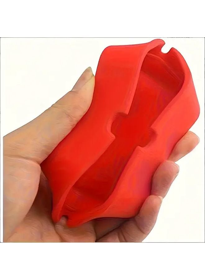 Modern Black Rectangular Ashtray Heavy Duty With Cigar Holder Wide Lip For Indoor Outdoor Use - Image 4