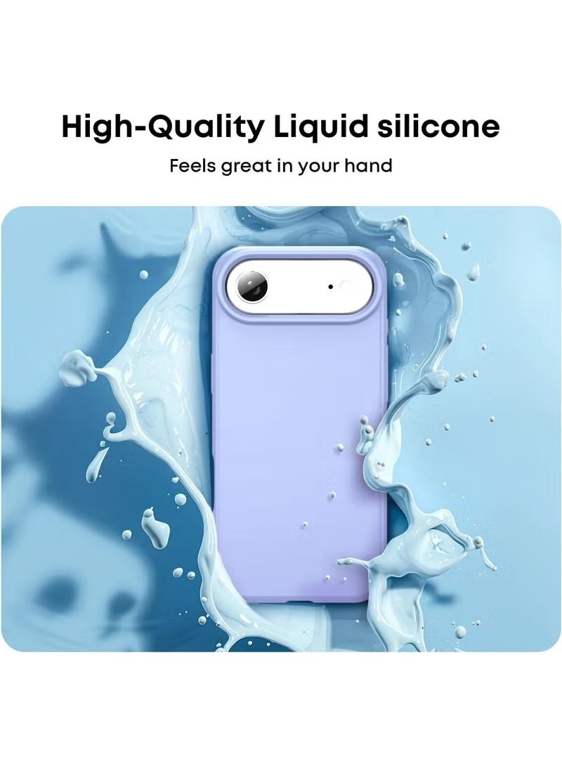 تايجر iPhone 17 Air Smooth Liquid Silicone Soft Cover with Microfiber Lining | Shockproof Protective Phone Case for iPhone 17 Air 6.5-inch | Slim, Lightweight Silicone Case | Anti-Scratch, Drop-Resistant, Comfortable Grip, Precise Cutouts - Image 5