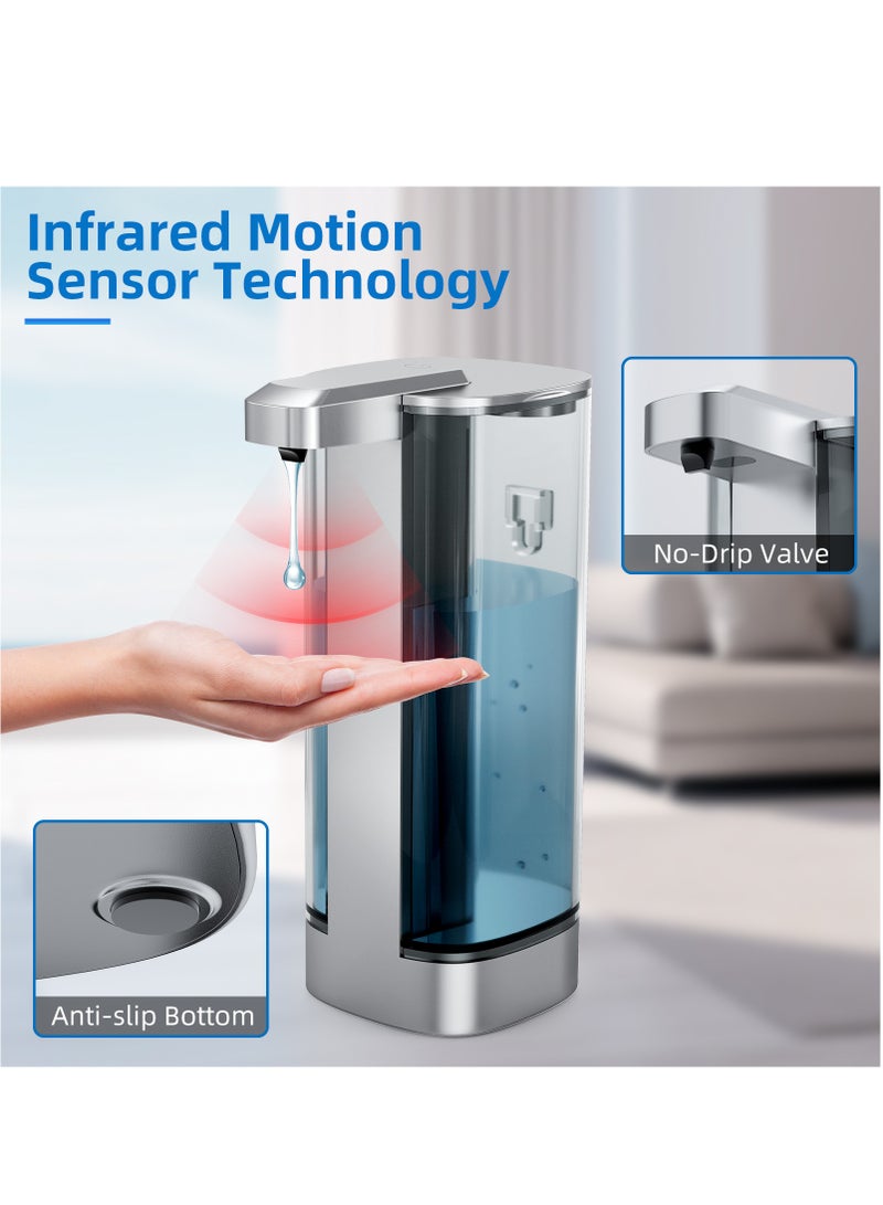 Automatic Liquid Soap Dispenser, Touchless Hand Soap Dispenser IPX5 Waterproof Wall Amounted Hand Wash Dispenser For Kitchen Bathroom - Image 3