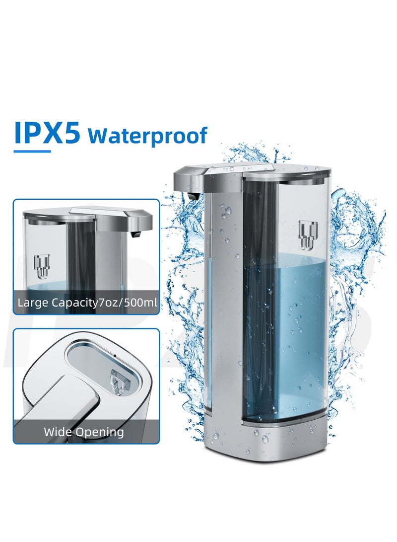 Automatic Liquid Soap Dispenser, Touchless Hand Soap Dispenser IPX5 Waterproof Wall Amounted Hand Wash Dispenser For Kitchen Bathroom - Image 4