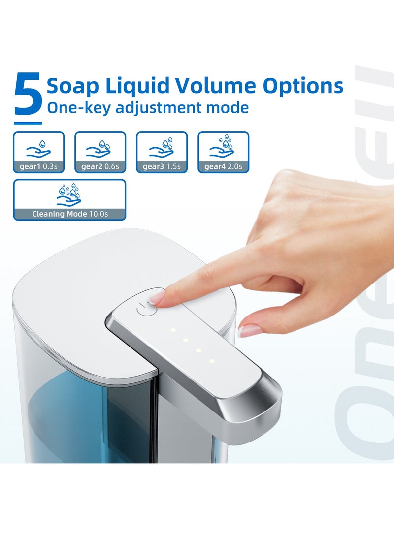 Automatic Liquid Soap Dispenser, Touchless Hand Soap Dispenser IPX5 Waterproof Wall Amounted Hand Wash Dispenser For Kitchen Bathroom - Image 5