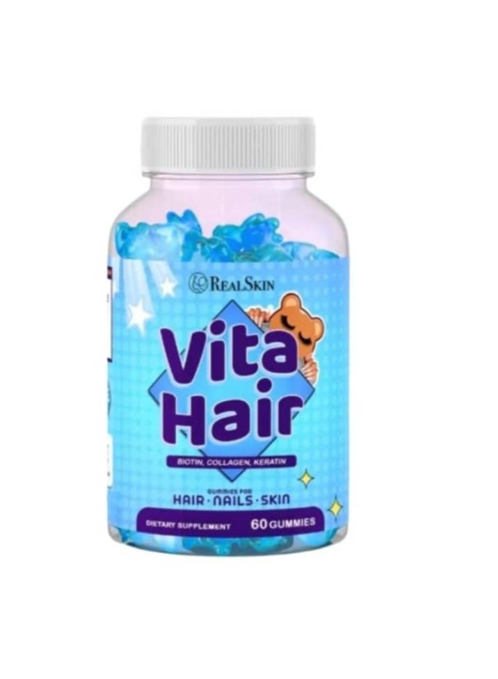 Real Skin VitaHair - Gummies For Hair, Nail And Skin