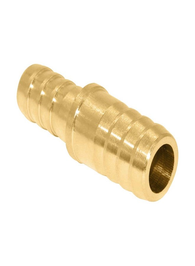 Beduan Brass Hose Barb Reducer, 5/8" to 1/2" Barb Hose ID, Reducing Barb Brabed Fitting Splicer Mender Union Air Water Fuel - Image 1