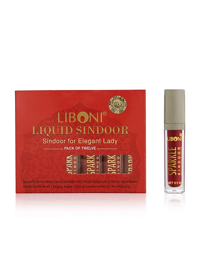 Liboni مجموعة سِندور أحمر سائل 12 قطعة - Image 3