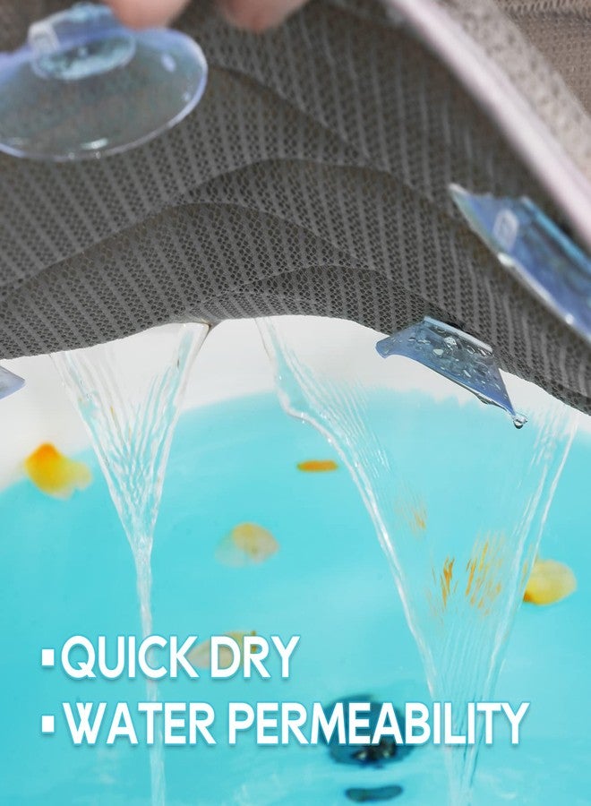 OMYSTYLE Full Body Bath Pillow, Bath Pillows for tub with Mesh Washing Bag & 21 Non-Slip Suction Cups, Spa Bathtub for Head Neck Shoulder and Back Support - 5D Air Mesh & Quick Drying | Blue - Image 4