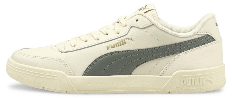 PUMA Caracal Unisex White Green Trainers - Image 1