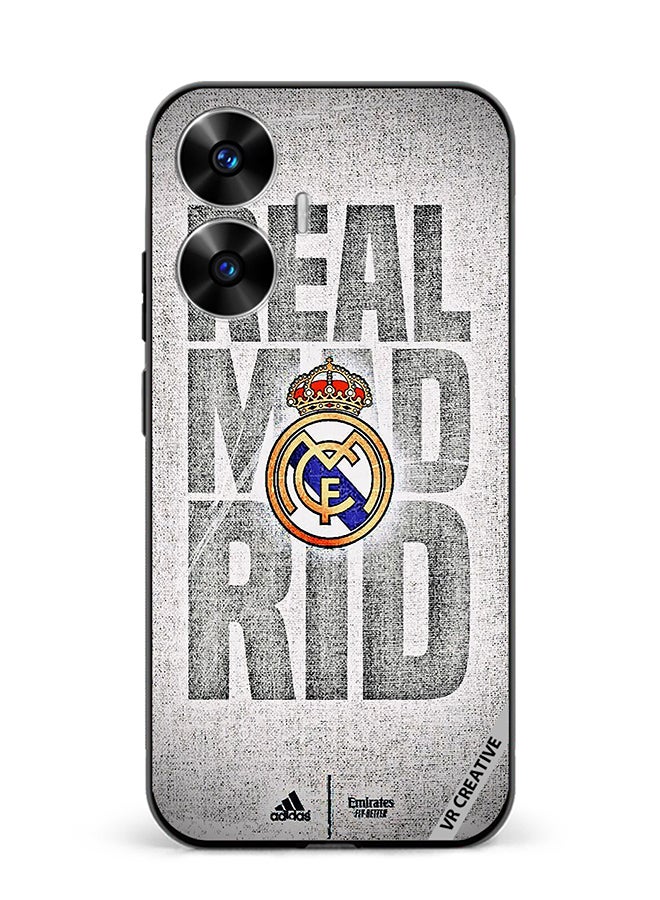 VR CREATIVE Protective Case Cover For Realme C55 Real Madrid Logo Design Multicolour - Image 1