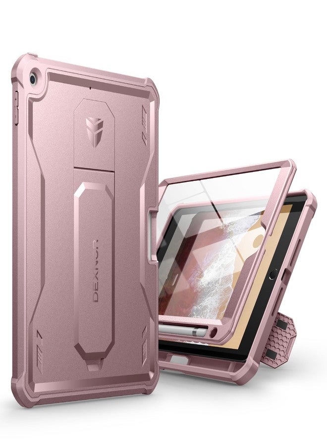 Dexnor for ipad 9.7 inch(2017-2018) Case, [Built in Screen Protector and Kickstand] Heavy Duty Military Grade Protection Shockproof Protective Cover for ipad 9.7 inch(2017-2018) - Pink - Image 1