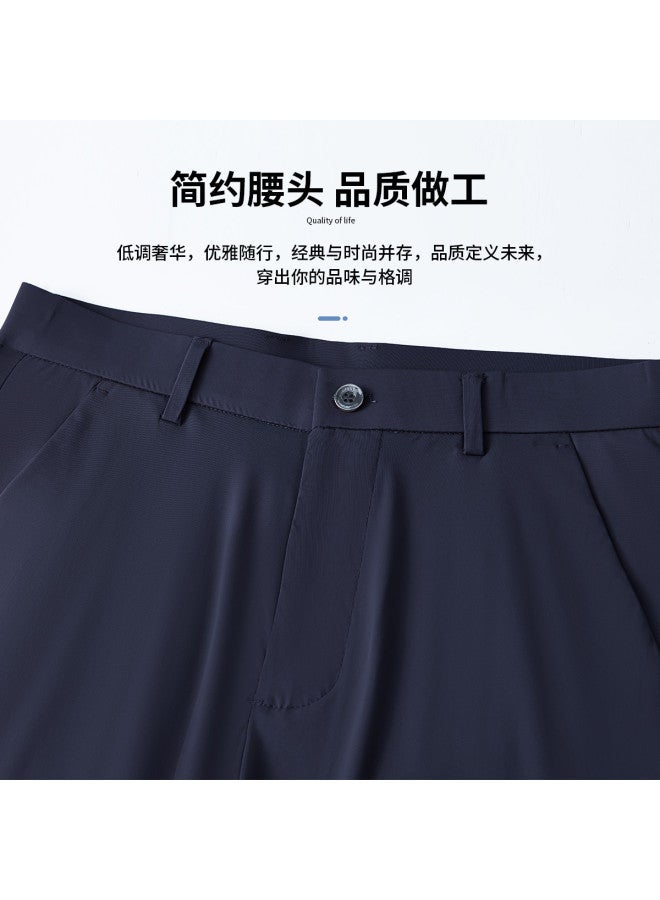 FOLUNSI men's Casual Pants - Spring/summer Minimalist Loose Fit Soft Lightweight Breathable Trousers - Image 4