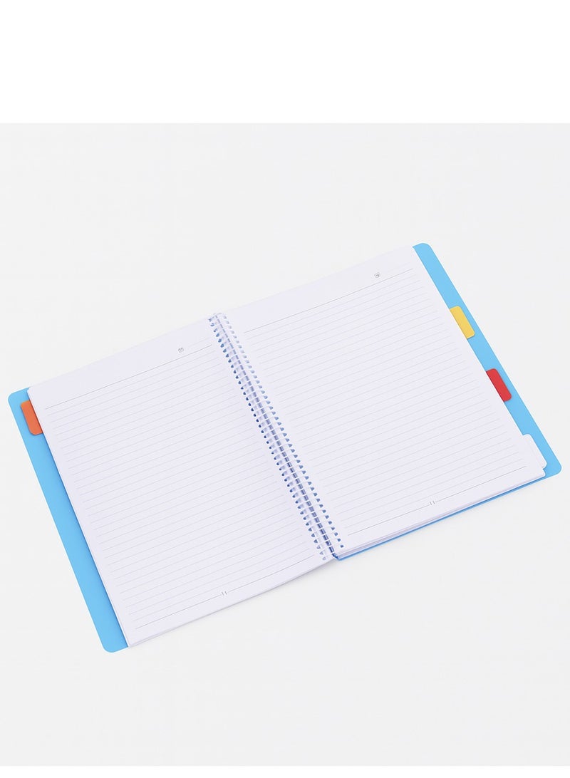 برج العرب اسكتش سلك بلاستيك 4 فواصل 160ورقة مقاس A4 - Image 2